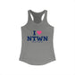 I Heart NTWN Women's Ideal Racerback Tank Top