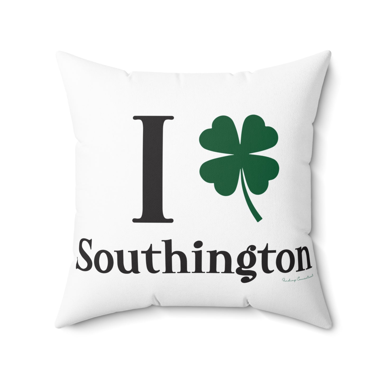 I Clover Southington  Spun Polyester Square Pillow