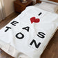 Easton Vision Velveteen Plush Blanket