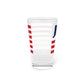 Shelton Connecticut Flag Pint Glass, 16oz