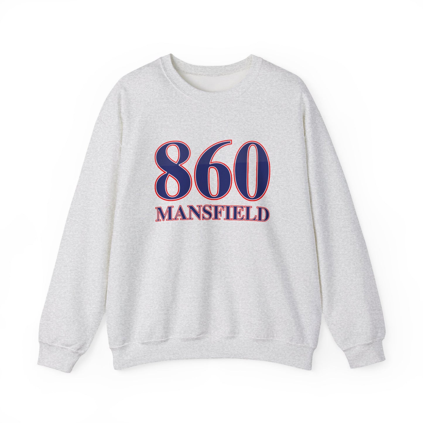 860 Mansfield Red White & Blue Unisex Heavy Blend™ Crewneck Sweatshirt