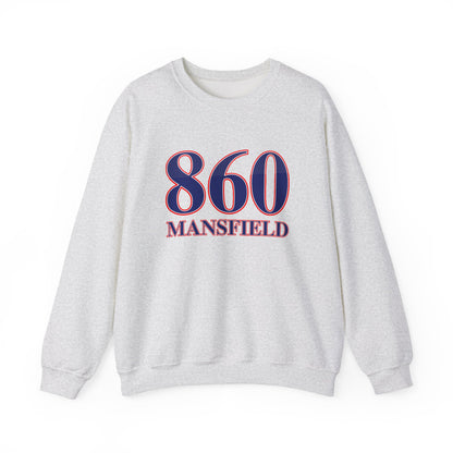 860 Mansfield Red White & Blue Unisex Heavy Blend™ Crewneck Sweatshirt