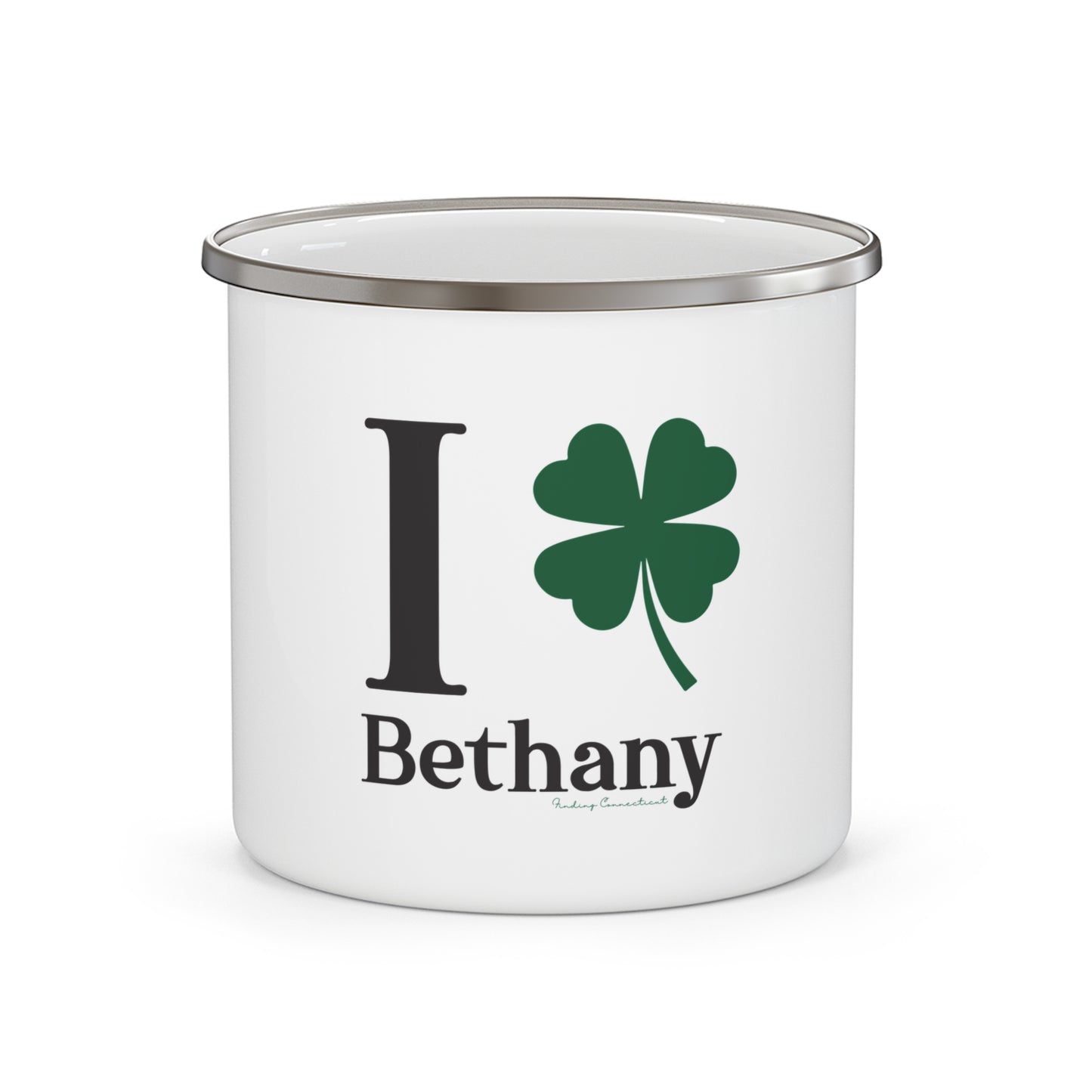 I Clover Bethany Enamel Camping Mug