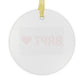 Bridgeport Love Glass Ornaments