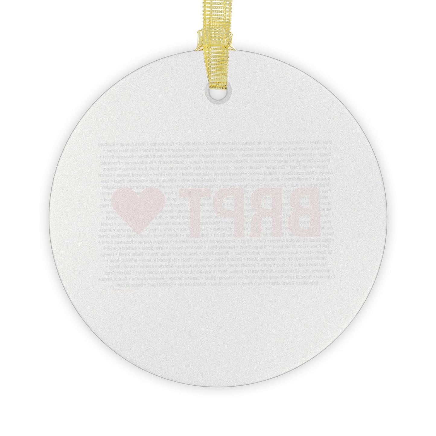 Bridgeport Love Glass Ornaments