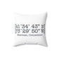 Sherman Coordinates Spun Polyester Square Pillow