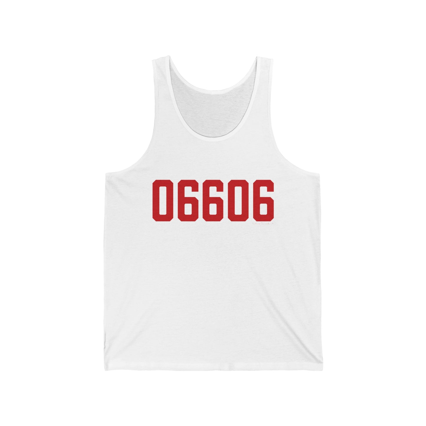 06606 Bridgeport Connecticut Zip Code Unisex Jersey Tank Top