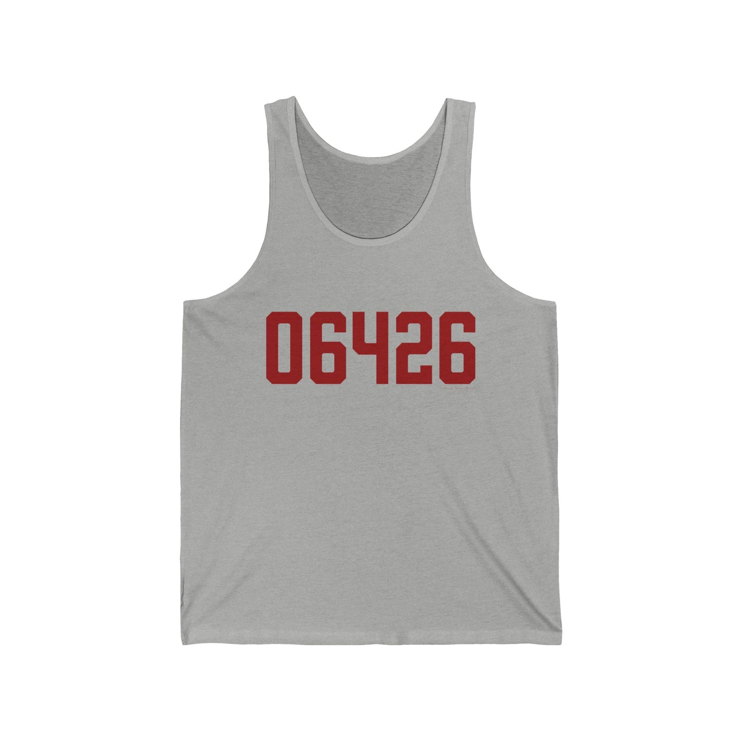 06426 Essex Connecticut Zip Code Unisex Jersey Tank Top
