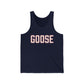 Goose Zip Code - Peach & Pink Unisex Jersey Tank Top