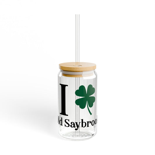 I Clover Old Saybrook Sipper Glass, 16oz