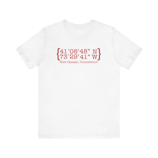 New Canaan Coordinates Unisex Jersey Short Sleeve T-Shirt