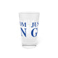 Just a kid from Goshen Pint Glass, 16oz