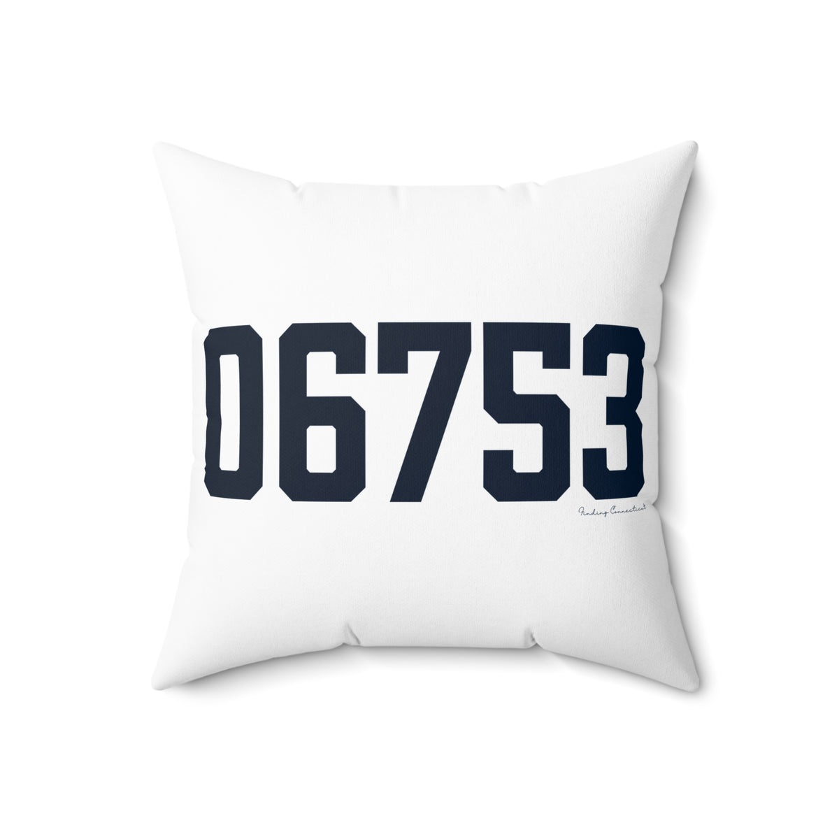 06753 Cornwall Connecticut Zip Code Polyester Square Pillow