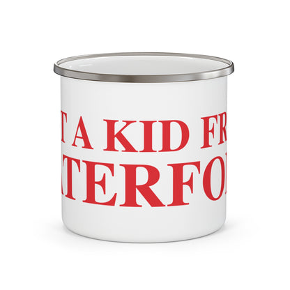Just a kid from Waterford Enamel Camping Mug