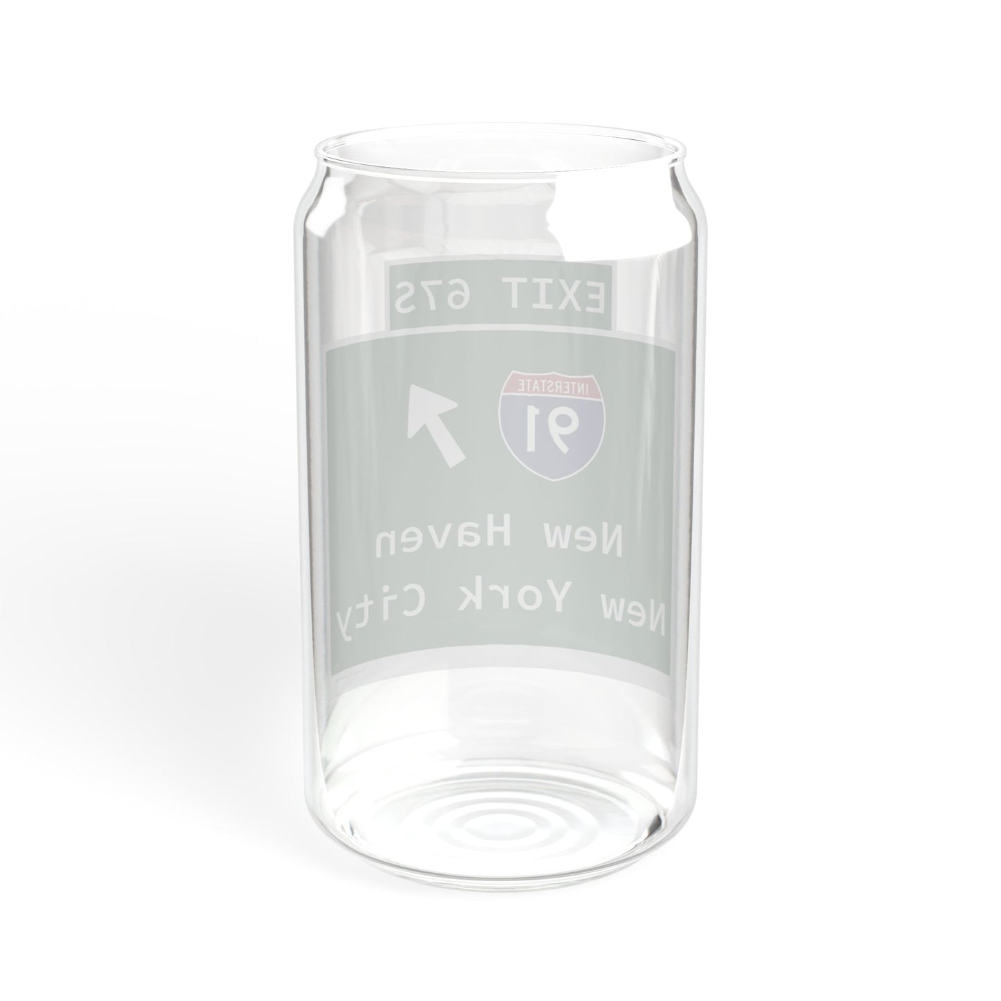 Vintage WCP Exit 67S Sign Sipper Glass, 16oz