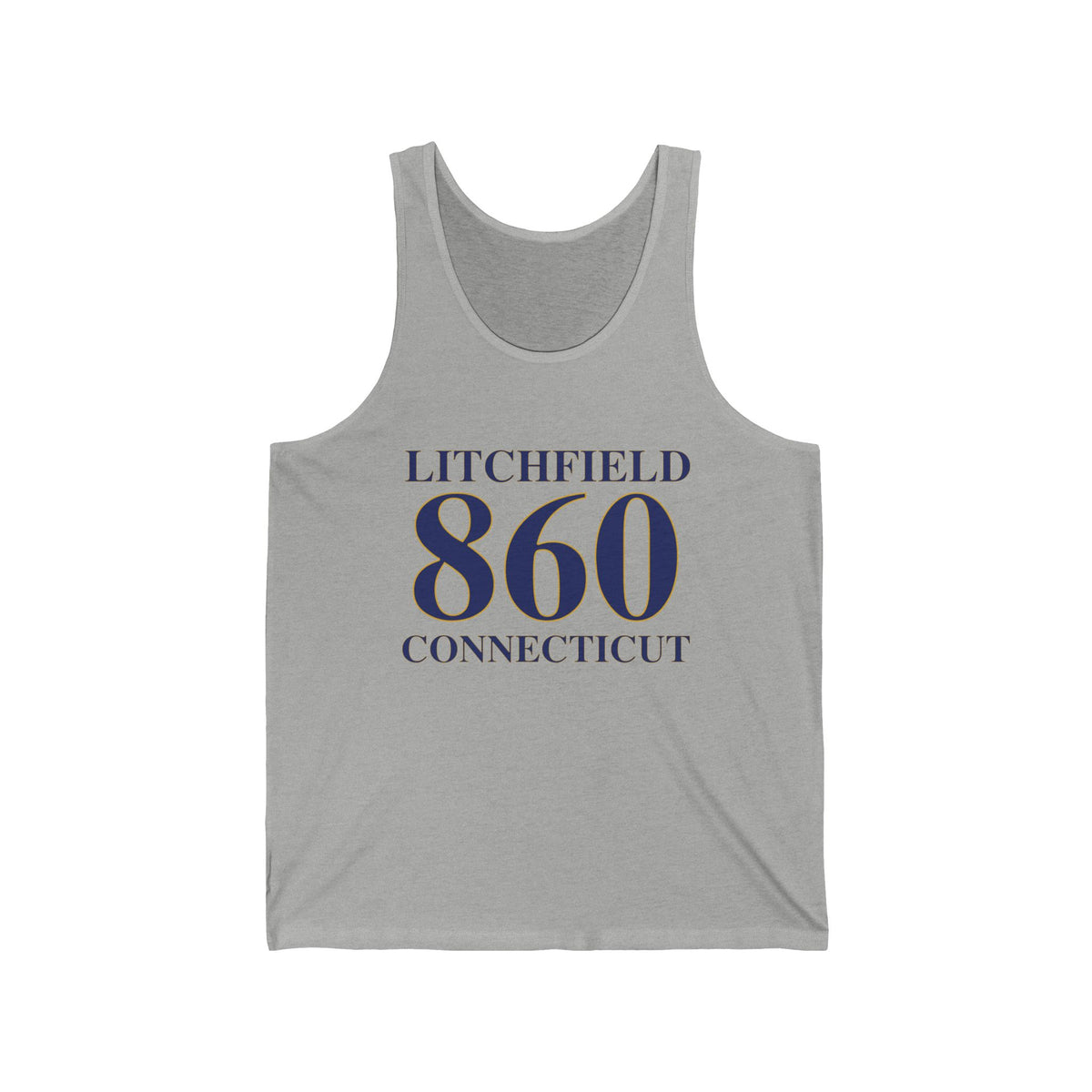 Litchfield 860 Connecticut Unisex Jersey Tank Top