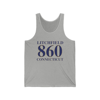Litchfield 860 Connecticut Unisex Jersey Tank Top