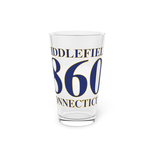 Middlefield 860 Connecticut Pint Glass, 16oz