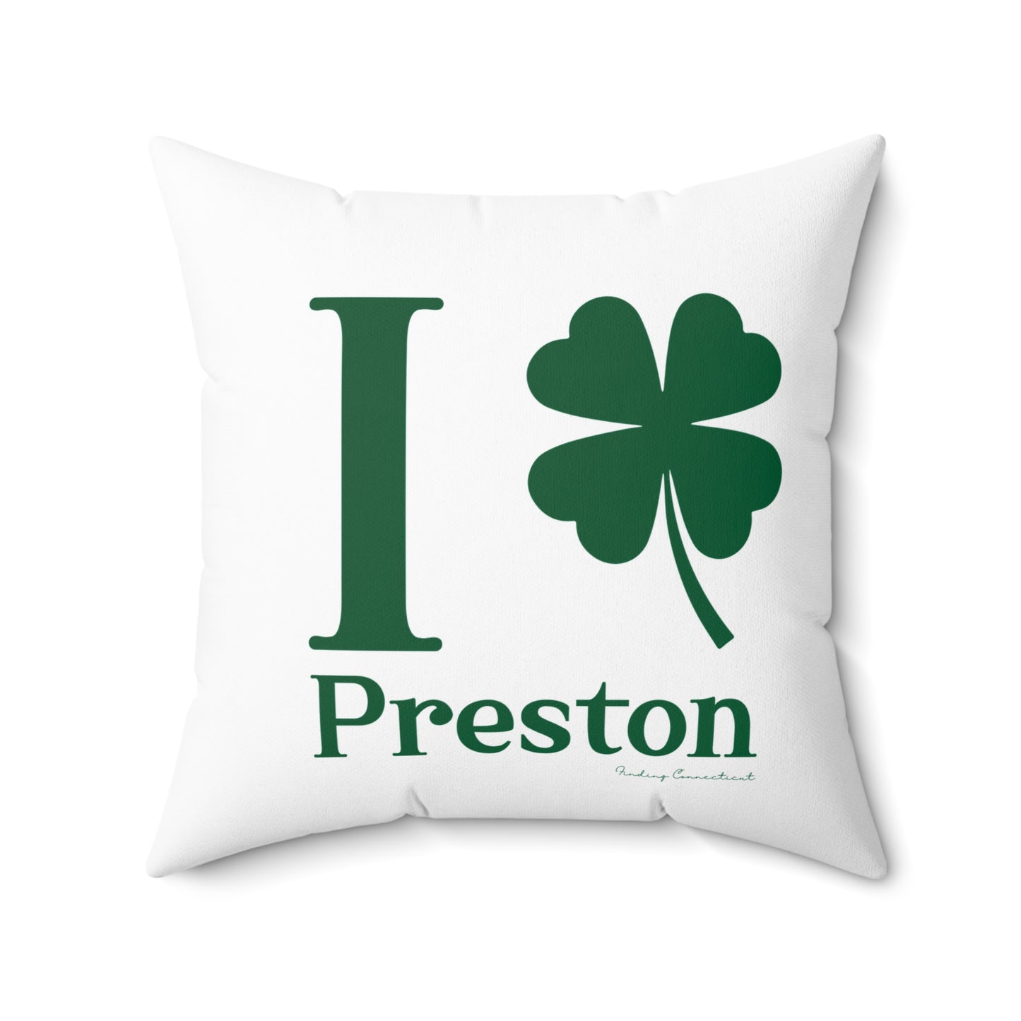 I Clover Preston Spun Polyester Square Pillow