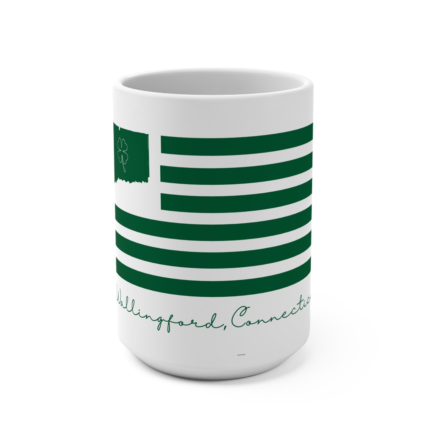 Wallingford Connecticut St. Patrick’s Day Flag Mug 15oz