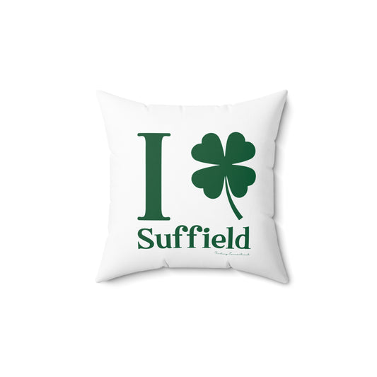 I Clover Suffield Spun Polyester Square Pillow