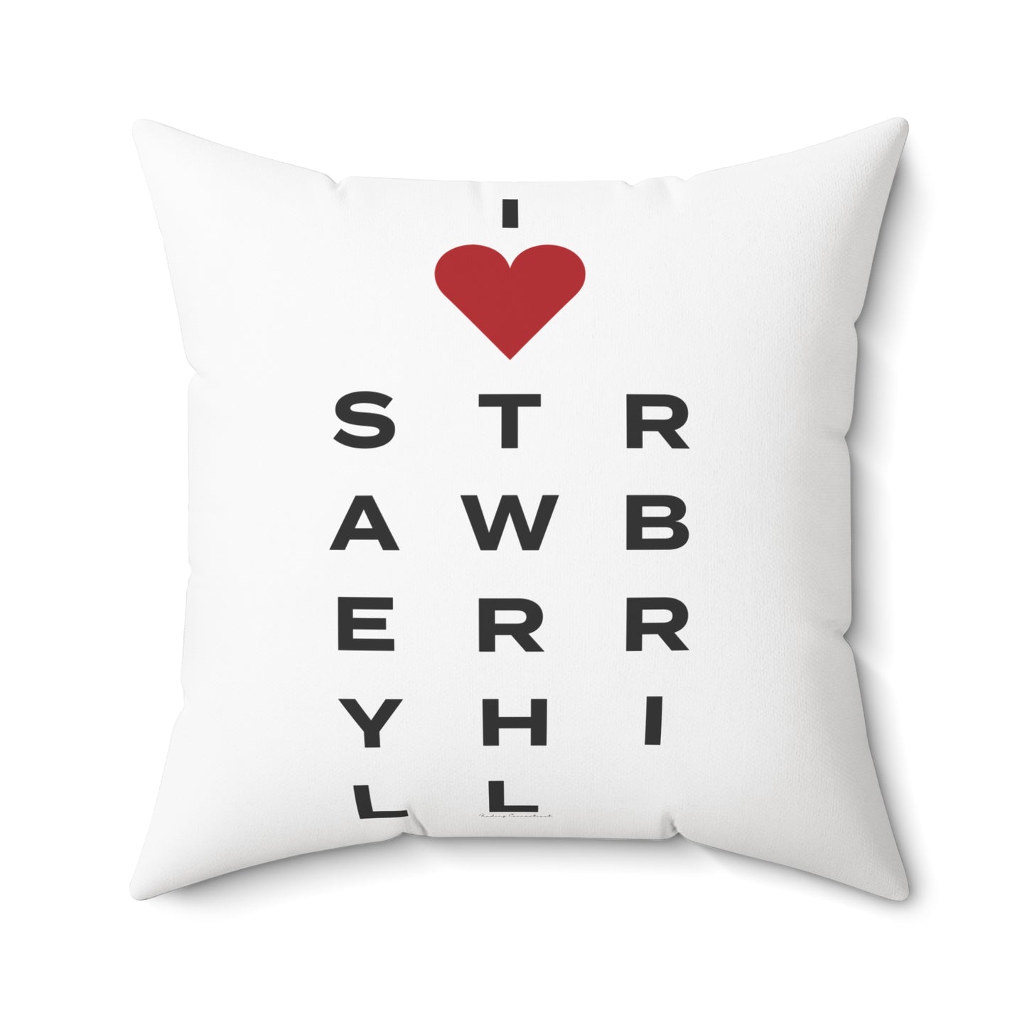 Strawberry Hill Vision Spun Polyester Square Pillow