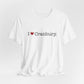 I Heart Cranbury. Unisex Jersey Short Sleeve T-Shirt