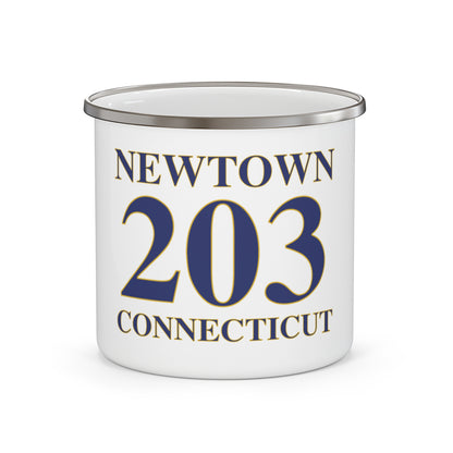Newtown 203 Connecticut Enamel Camping Mug