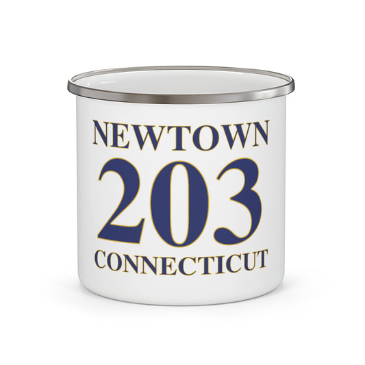 Newtown 203 Connecticut Enamel Camping Mug