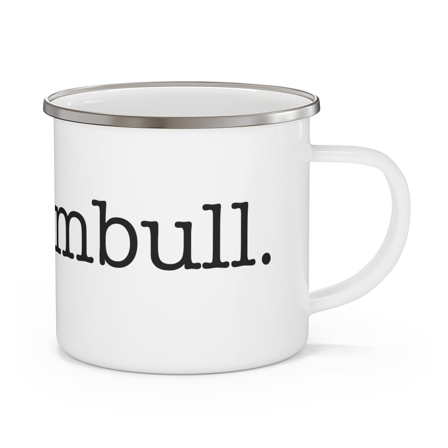 I Heart Trumbull. Enamel Camping Mug