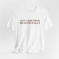 Just a kid from Beacon Falls Unisex Jersey Short Sleeve T-Shirt