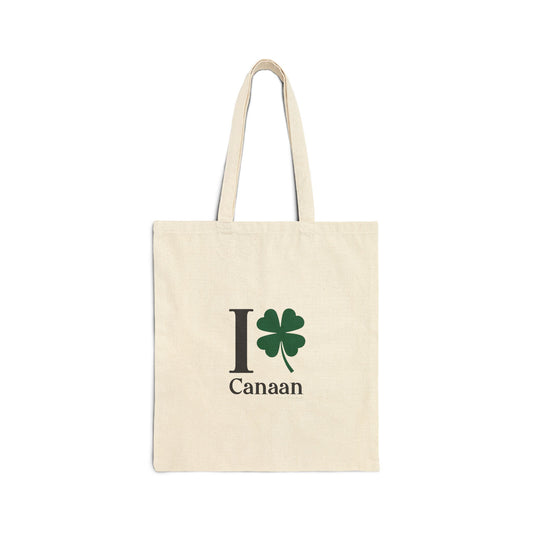 I Clover Canaan Cotton Canvas Tote Bag