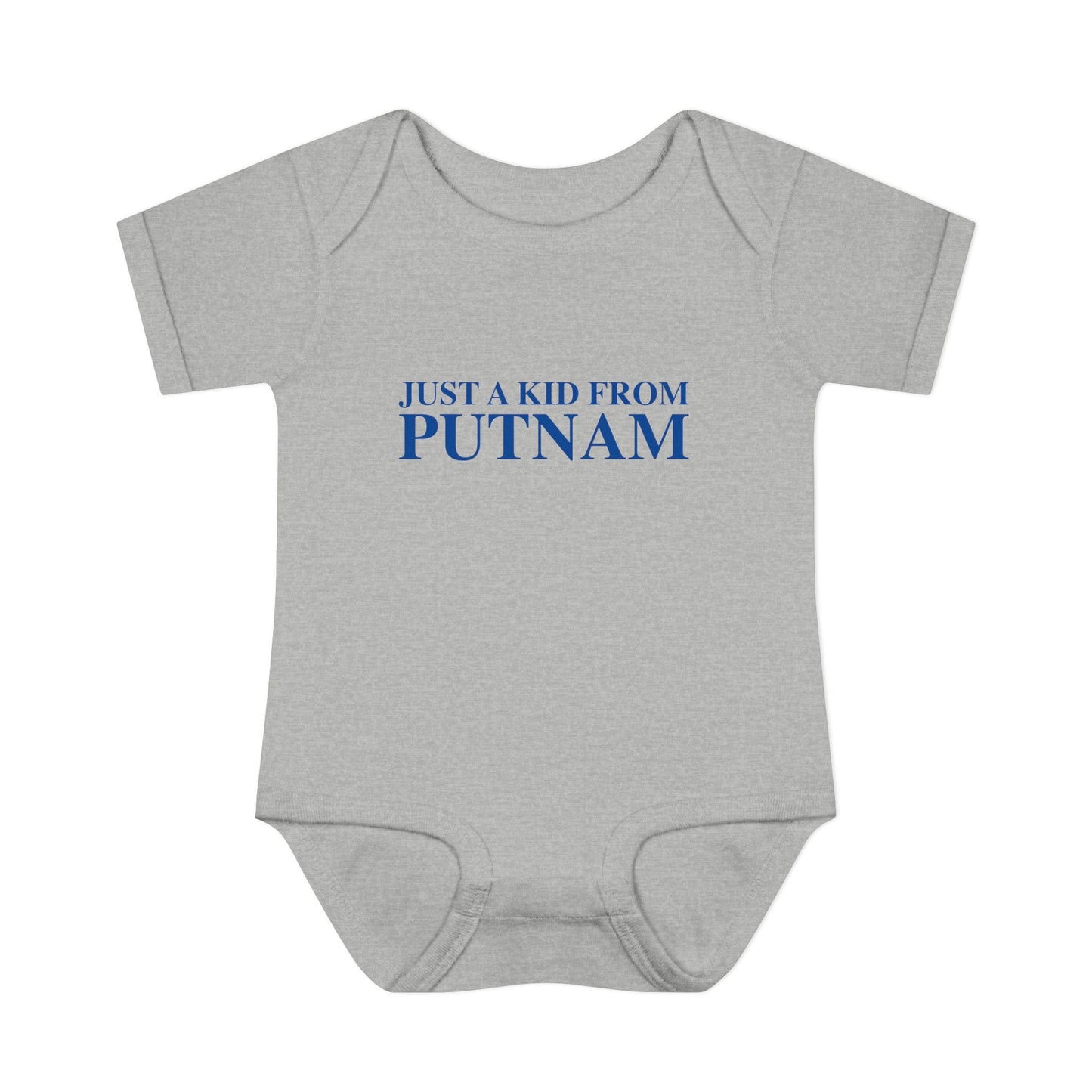 Just a kid from Putnam Infant Baby Rib Bodysuit