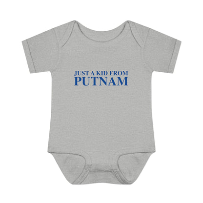 Just a kid from Putnam Infant Baby Rib Bodysuit