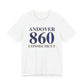Andover 860 Connecticut Unisex Jersey Short Sleeve T-Shirt