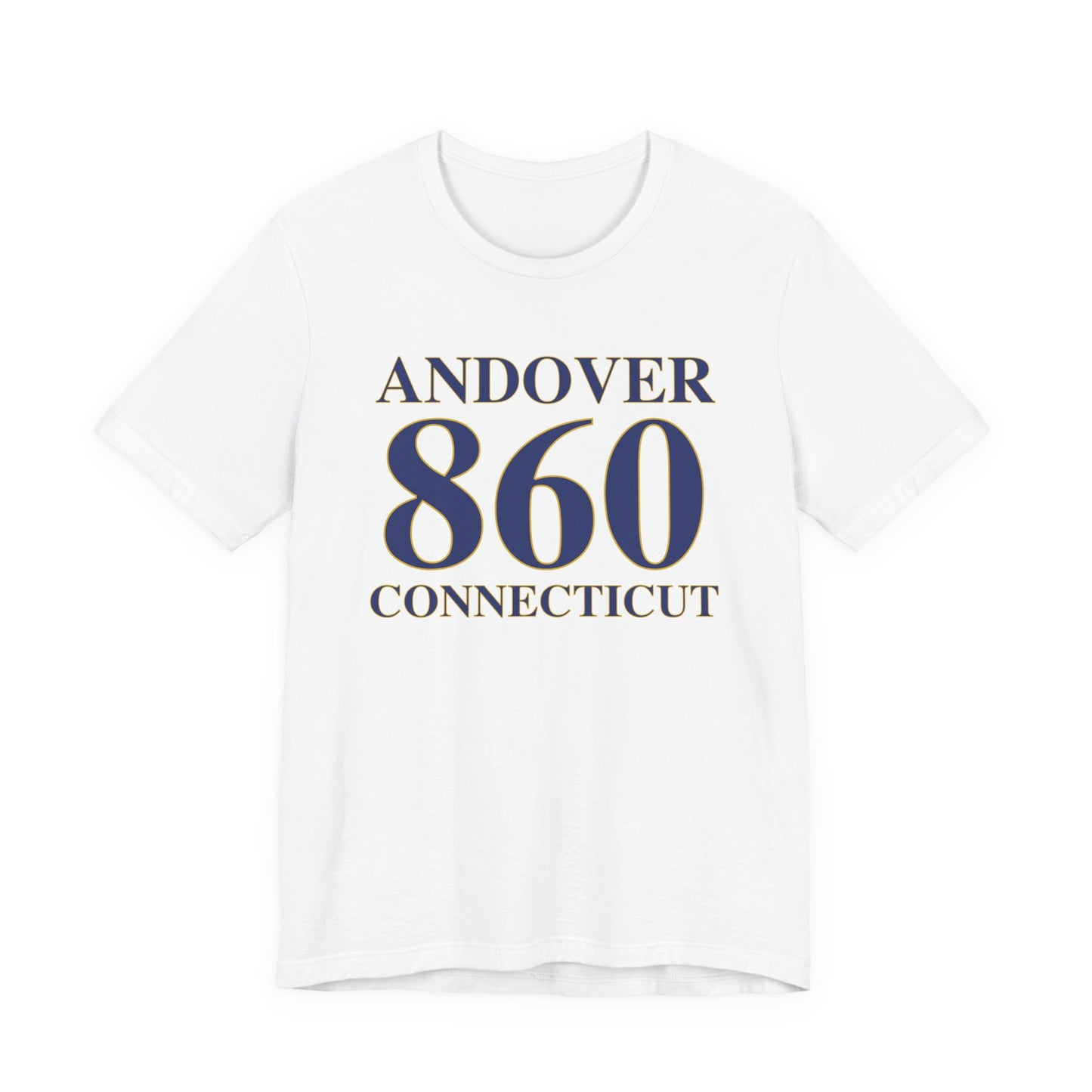 Andover 860 Connecticut Unisex Jersey Short Sleeve T-Shirt