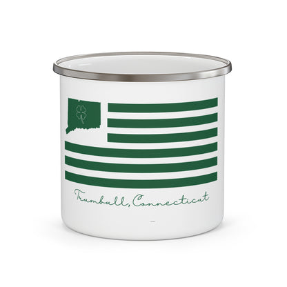 Trumbull Connecticut St Patrick’s Day Flag Enamel Camping Mug