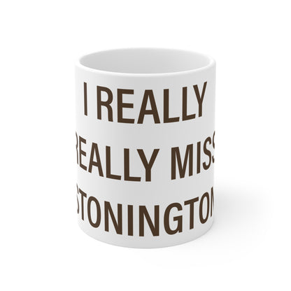 I Really Really Miss Stonington Connecticut Mug 11oz