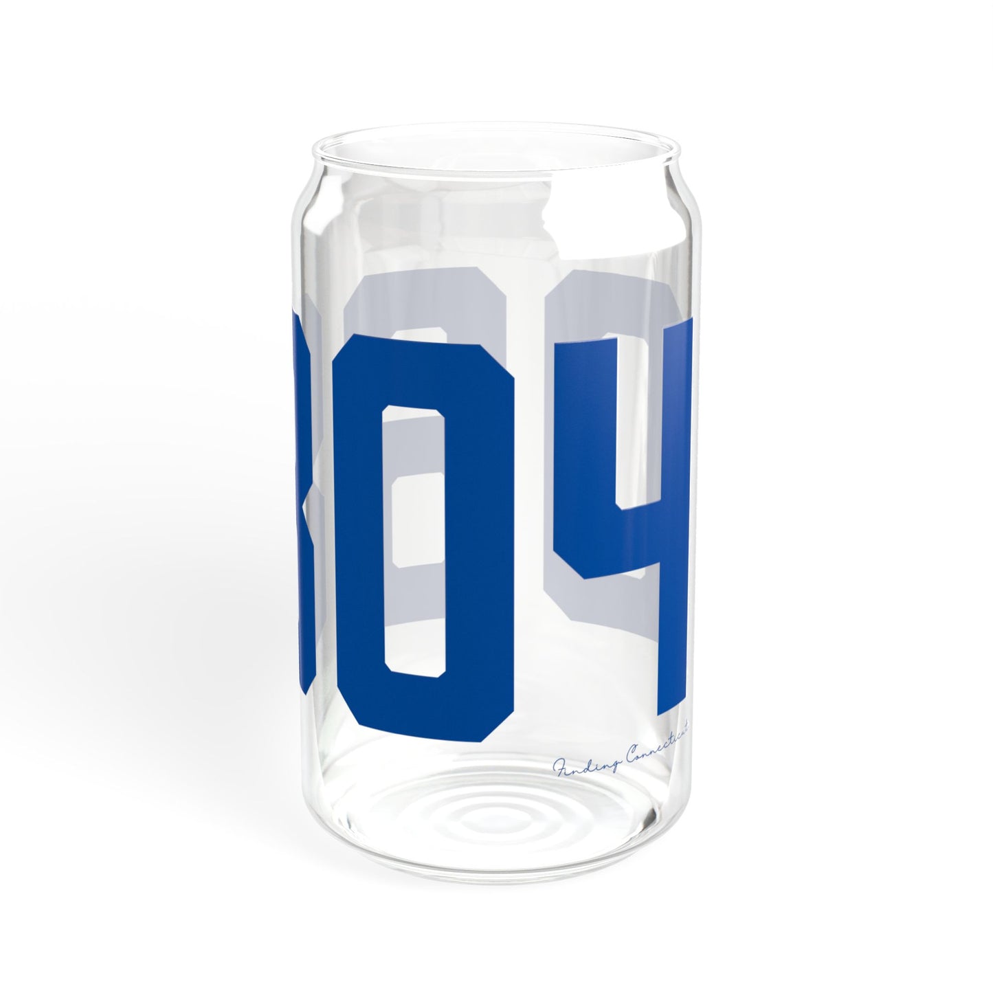06804 Brookfield Connecticut Zip Code Sipper Glass, 16oz