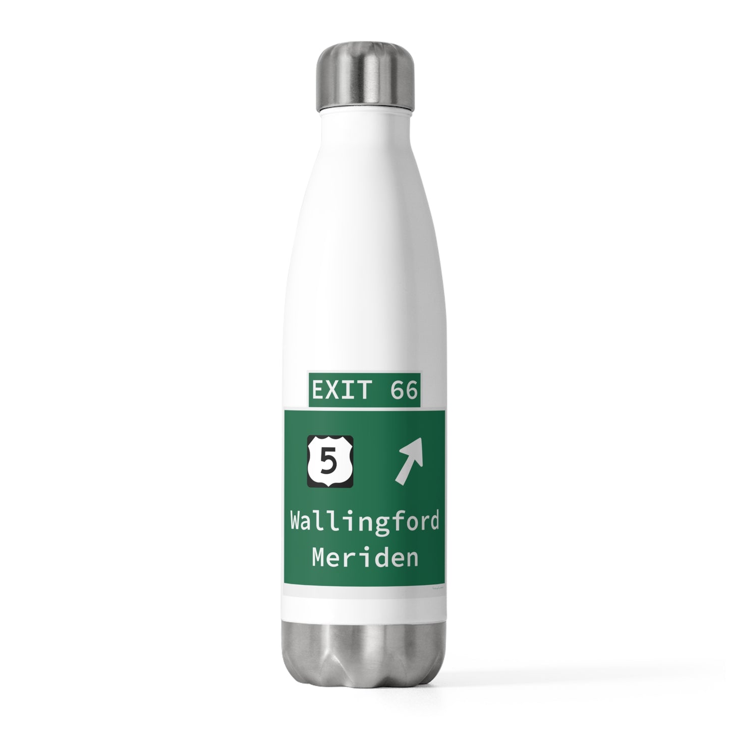 Vintage WCP Exit 66 Sign 20oz Insulated Bottle