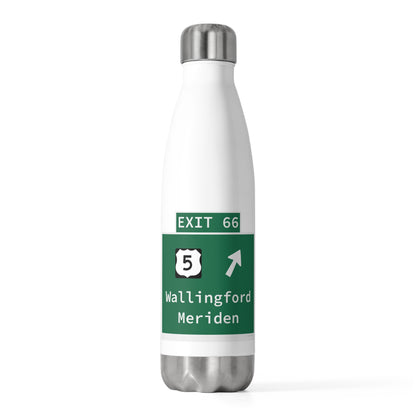 Vintage WCP Exit 66 Sign 20oz Insulated Bottle