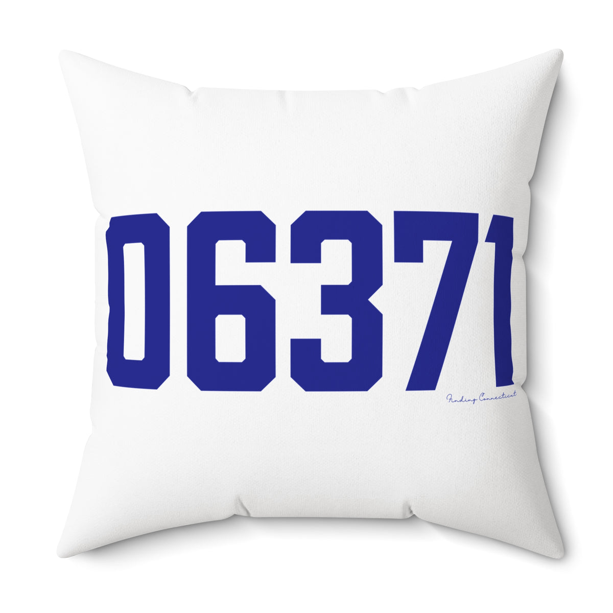 06371 Lyme Connecticut Zip Code Spun Polyester Square Pillow