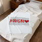 New Canaan Love Velveteen Plush Blanket