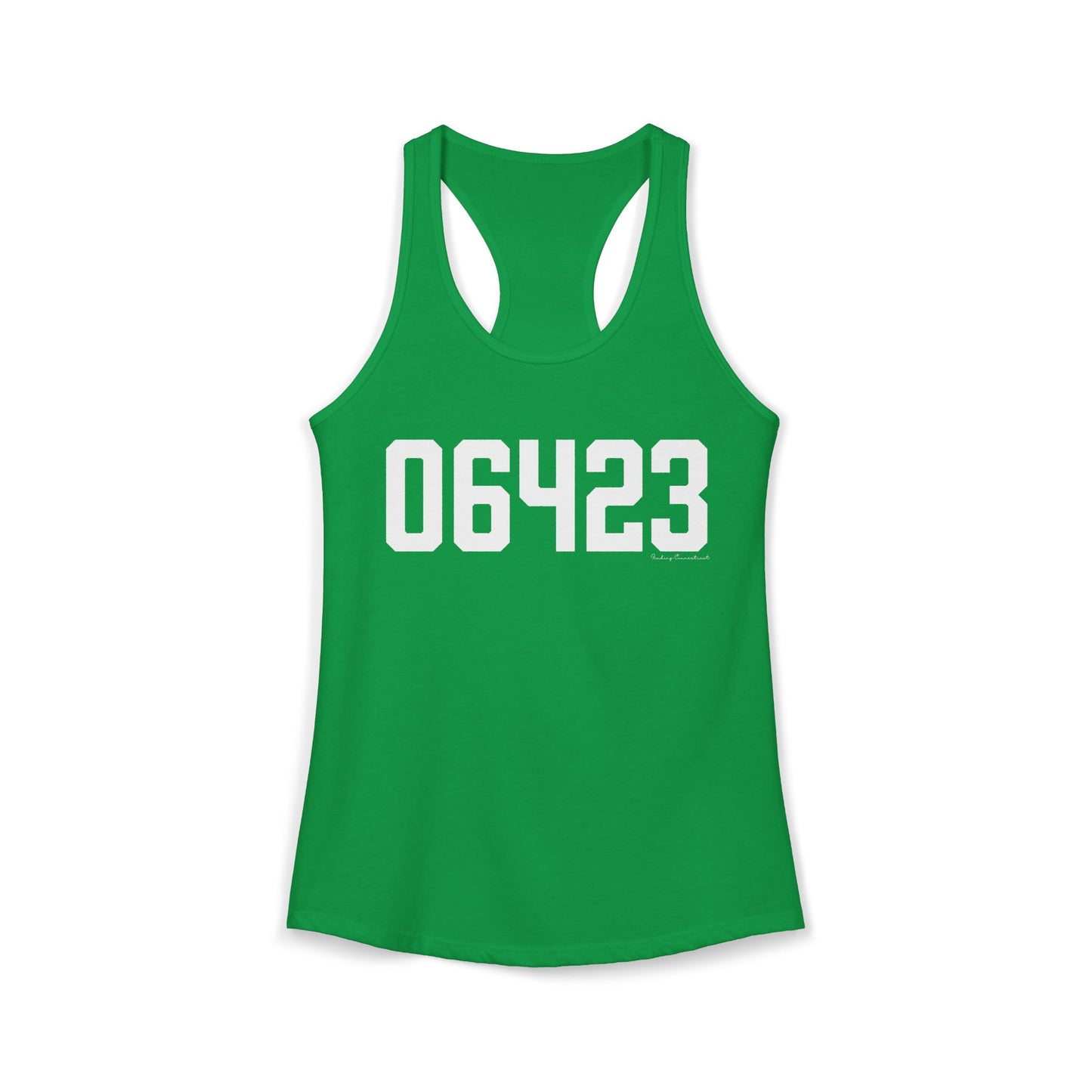 06423 East Haddam CT Zip Code Women's Ideal Racerback Tank Top