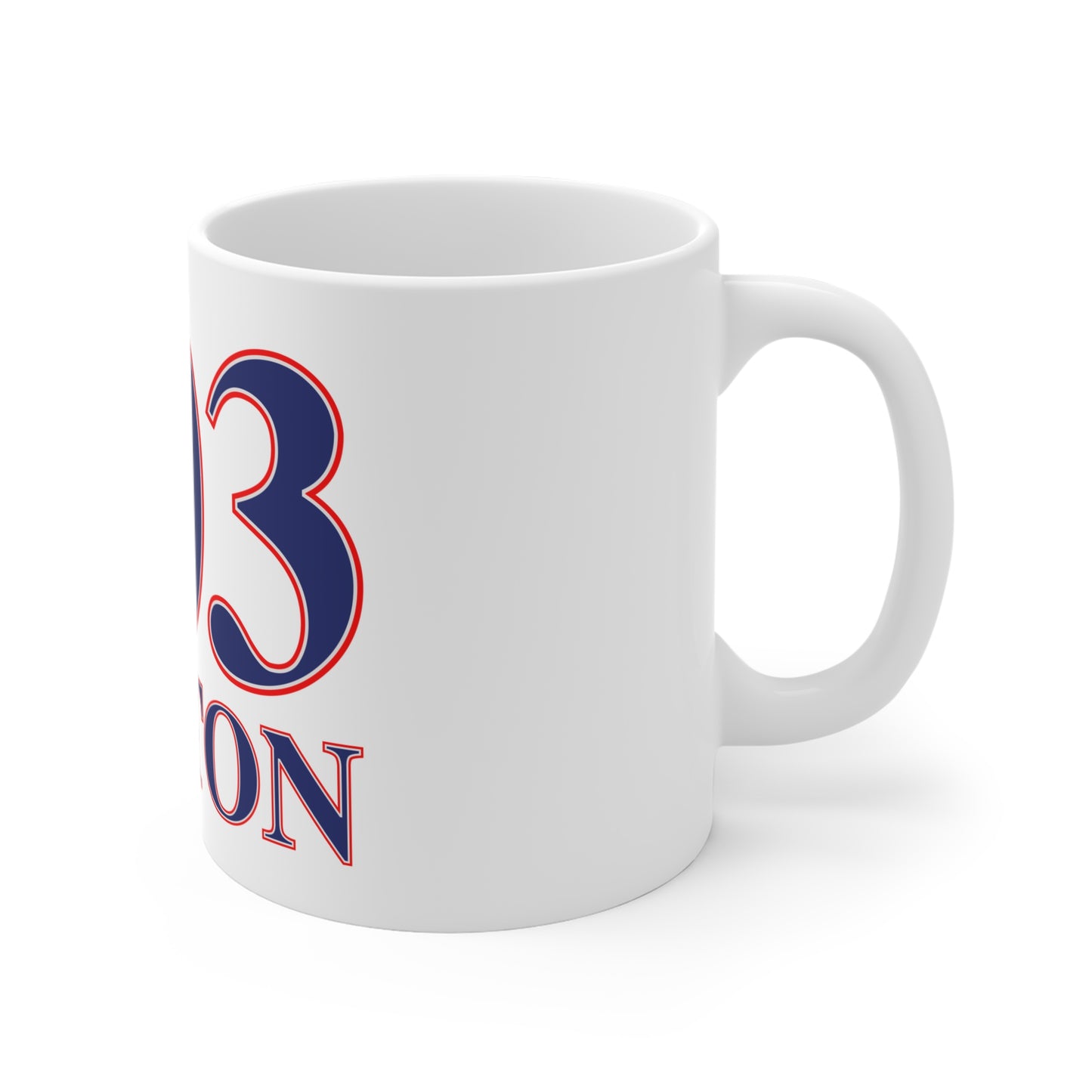 203 Redding Trumbull Red, White & Blue Mug 11oz