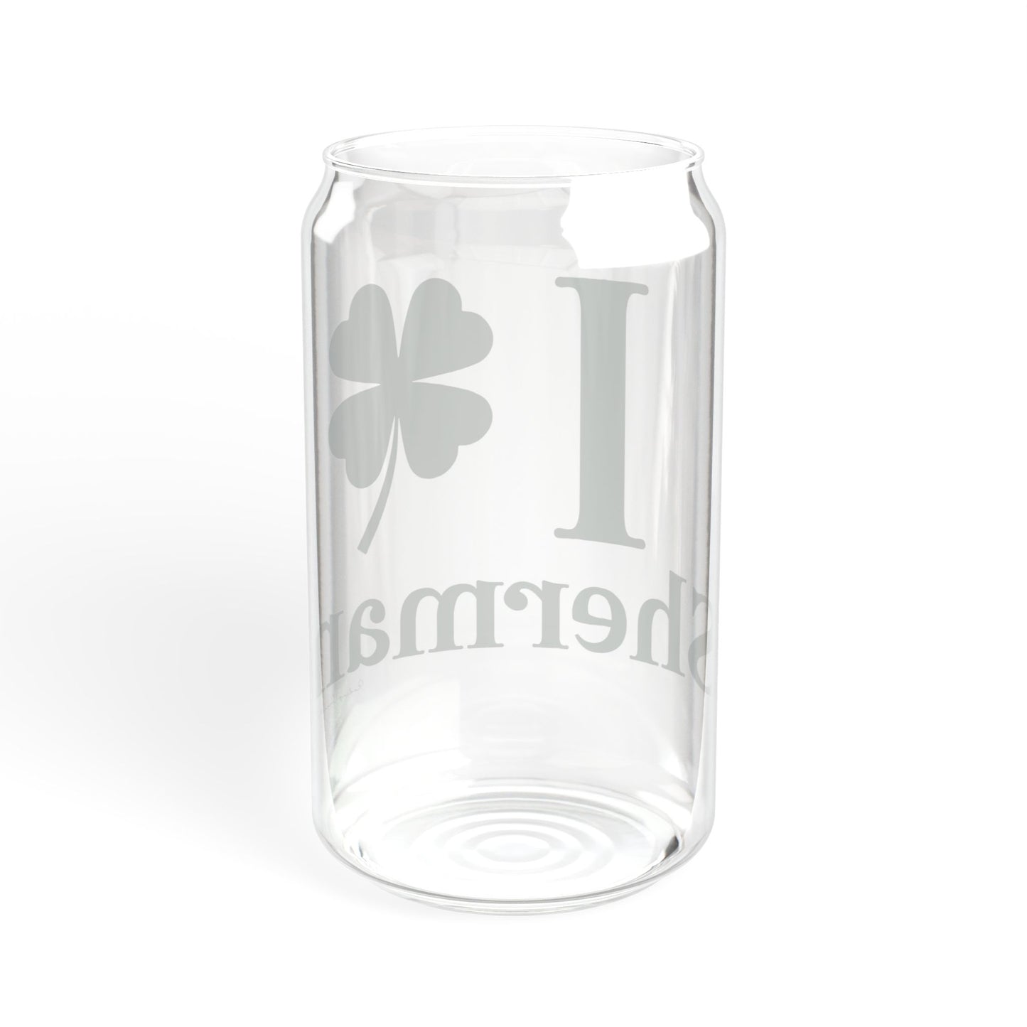 I Clover Sherman Sipper Glass, 16oz