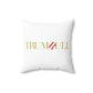 41 Tilt Trumbull  Spun Polyester Square Pillow