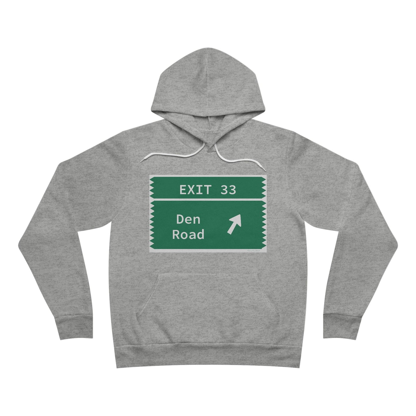Vintage Merritt Parkway Exit 33 Sign Unisex Sponge Fleece Pullover Hoodie