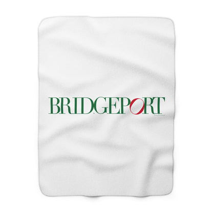 41 Tilt Bridgeport  Sherpa Fleece Blanket