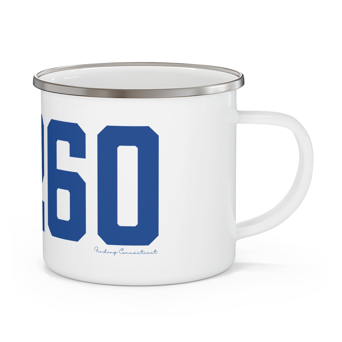 06260 Putnam Connecticut Zip Code Enamel Camping Mug